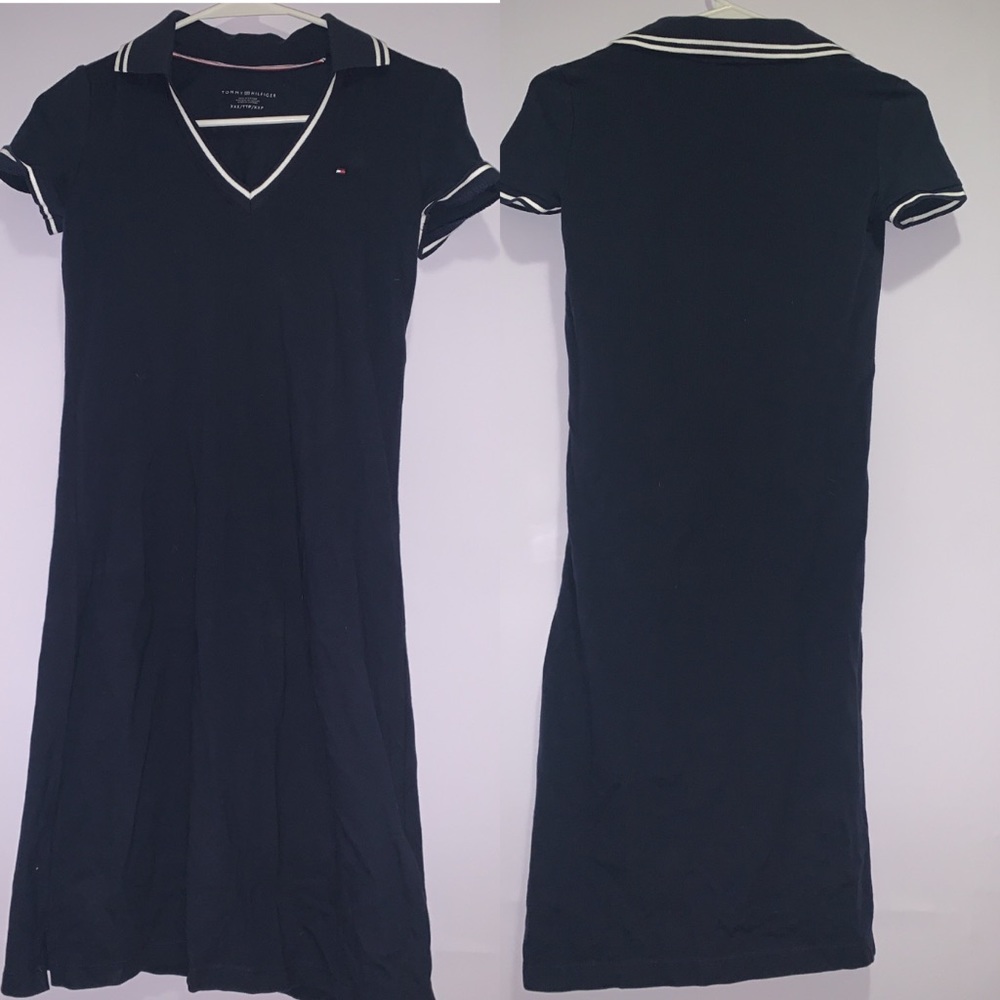 Blue Shirt Dress